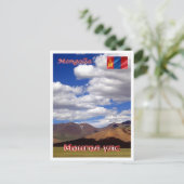 モンゴル – 風景 –  ポストカード (スタンド正面)