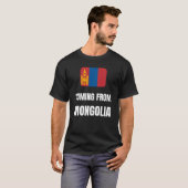 モンゴ来リア出身の Tシャツ (正面フル)