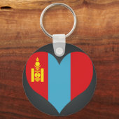 モンゴ買リア国旗 キーホルダー (正面)
