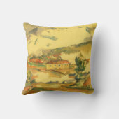 モンサントビクトワールbyポールセザンヌヴィンテージアート クッション (裏面)