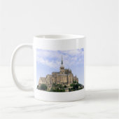 モンサンミシェルノルマンディフランスアイランドアビー コーヒーマグカップ (左)