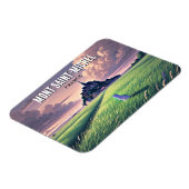 モンサンミシェルフランストラベルキャット マグネット (左側)