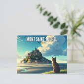 モンサンミシェルフランス旅行 ポストカード (スタンド正面)