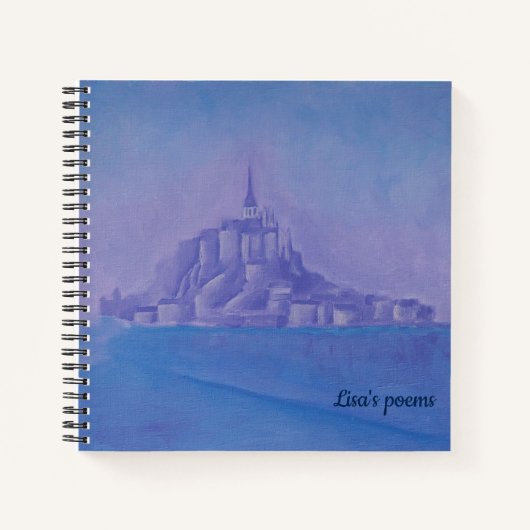 モンサンミシェル – ノルマンディ（フランス） ノートブック (正面)