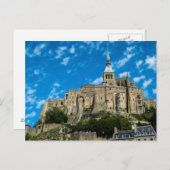 モンサンミシェル，フランス – はがき (正面/裏面)