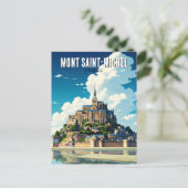 モンサンミシェル ポストカード (スタンド正面)