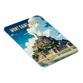 モンサンミシェル マグネット (右側)