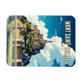 モンサンミシェル マグネット (横)