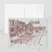 モンサンミシェル・ランパート |ノルマンディ（フランス） ポストカード (正面/裏面)