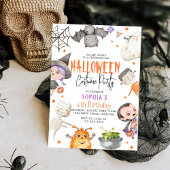 モンサーズハロウィーン衣装パーティー誕生日 招待状