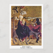 モンシー州の主人によるエジプトへの飛行 ポストカード (正面)