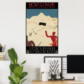 モンジュネヴレホーテアルプ ポスター (ホームオフィス)