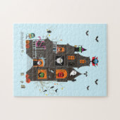 モンスおもしろいターファミリー幽霊のよく出るハウス ジグソーパズル (横)