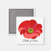 モンスの戦い – FWWの記念 マグネット (正面/裏面)