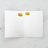 モンスの3つのひよこそしてドラゴンからのハッピーイースター シーズンカード (内部)