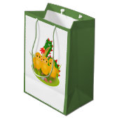 モンスの3つのひよこそしてドラゴンからのハッピーイースター ミディアムペーパーバッグ (裏面アングル)