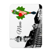 モンスのDoudouのducasseのキャラクターのドラゴン マグネット (縦)