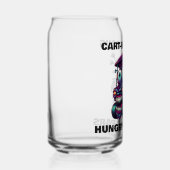 モンスタおもしろいーゴルフカートのギフトスポーツファン ガラス缶 (左)