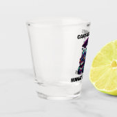 モンスタおもしろいーゴルフカートのギフトスポーツファン ショットグラス (左)