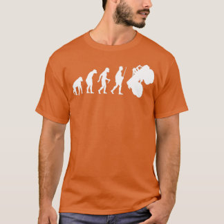 モンスタおもしろいーサイズトラック進化ギフトRVラジオC Tシャツ