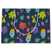 モンスタおもしろいーズ抱き枕 ラージペーパーバッグ (正面)