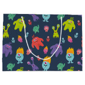 モンスタおもしろいーズ抱き枕 ラージペーパーバッグ (裏面)