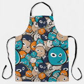モンスタおもしろいーズ エプロン (正面)
