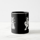 モンスタおもしろいーズ ツートーンマグカップ (中央)