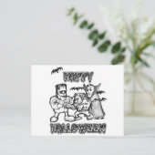 モンスタおもしろいーズ – ハロウィーン ポストカード (スタンド正面)