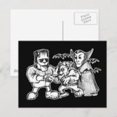 モンスタおもしろいーズ ポストカード (正面/裏面)