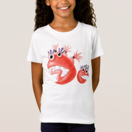 モンスタおもしろいー熱狂するキュート Tシャツ