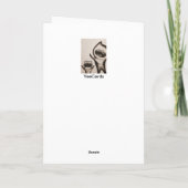 モンスタおもしろいー誕生日グリーティングカード5X7 カード (裏面)