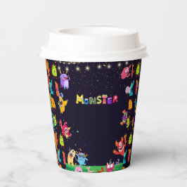 モンスタおもしろいー誕生日パーティー紙カップ 紙コップ