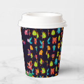 モンスタおもしろいー誕生日パーティー紙カップ 紙コップ (右)