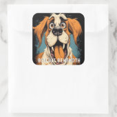 モンスタおもしろいー・ドッグ：ビスケット・ベヘモス スクエアシール (バッグ)