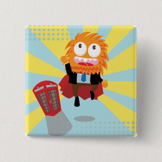 モンスタすごいーボタン 缶バッジ (正面)