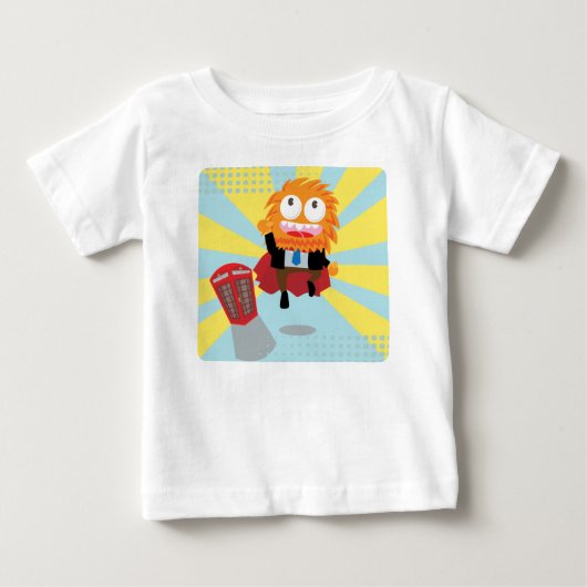 モンスタすごいーTシャツ ベビーTシャツ (正面)