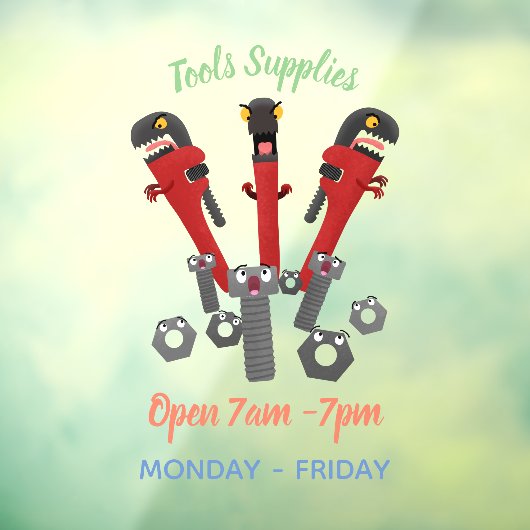 モンスタイおもしろいルを巻き上げるユーモア漫画 ウィンドウサイン (シート3)