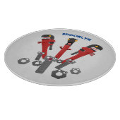 モンスタイおもしろいルを巻き上げるユーモア漫画 カッティングボード (角)