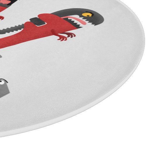 モンスタイおもしろいルを巻き上げるユーモア漫画 カッティングボード (角)