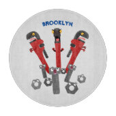 モンスタイおもしろいルを巻き上げるユーモア漫画 カッティングボード (正面)