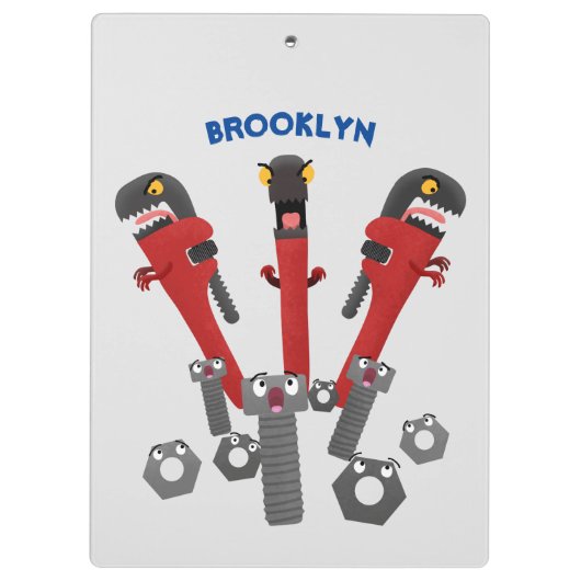 モンスタイおもしろいルを巻き上げるユーモア漫画 クリップボード (裏面)