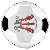 モンスタイおもしろいルを巻き上げるユーモア漫画 サッカーボール (回転)