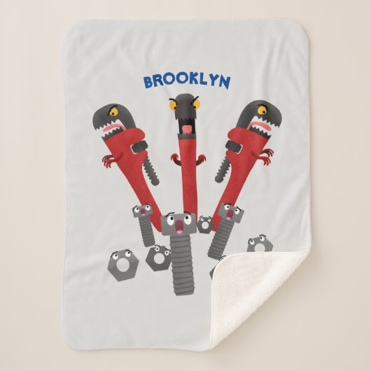 モンスタイおもしろいルを巻き上げるユーモア漫画 シェルパブランケット (正面)