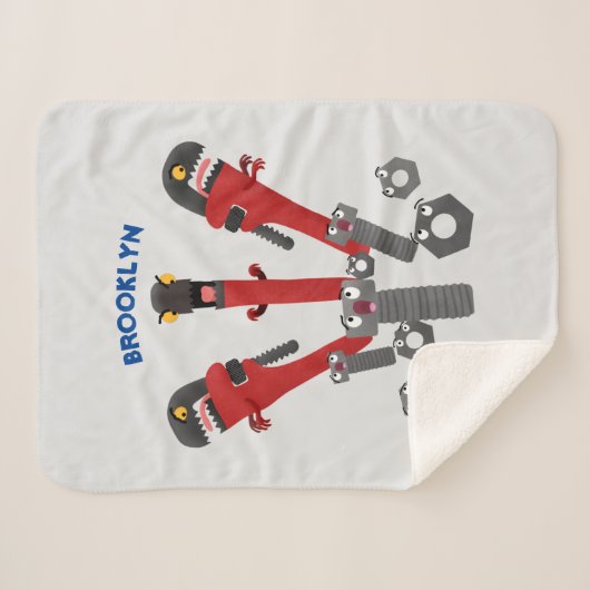 モンスタイおもしろいルを巻き上げるユーモア漫画 シェルパブランケット (正面(横))