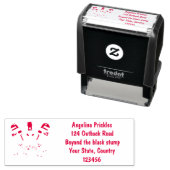 モンスタイおもしろいルを巻き上げるユーモア漫画 セルフインキングスタンプ (インサイチュ)