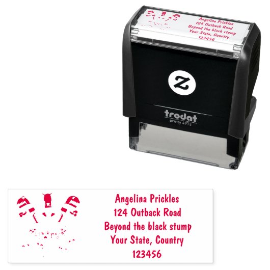 モンスタイおもしろいルを巻き上げるユーモア漫画 セルフインキングスタンプ (インサイチュ)