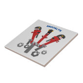 モンスタイおもしろいルを巻き上げるユーモア漫画 タイル (側面)