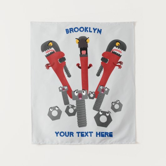 モンスタイおもしろいルを巻き上げるユーモア漫画 タペストリー (正面)