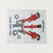 モンスタイおもしろいルを巻き上げるユーモア漫画 タペストリー (正面(横))